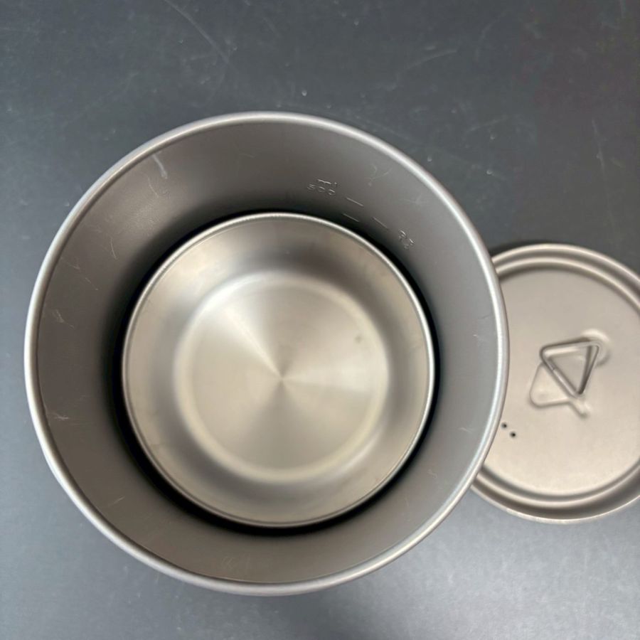 Titanium 750ml Potのスタッキング検証