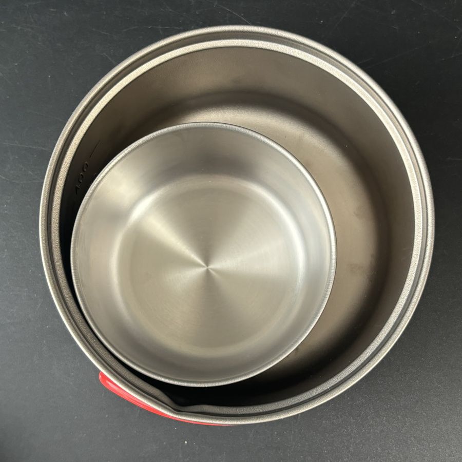 Ti U.L. Pot 600のスタッキング検証