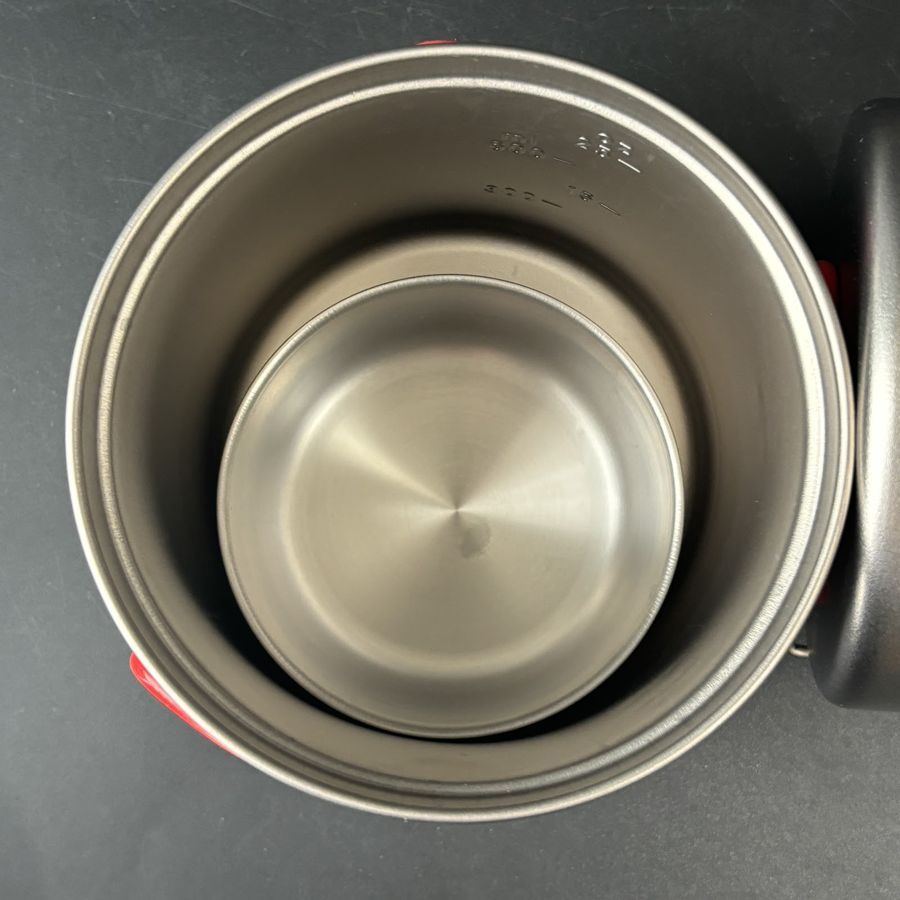 Ti U.L. Deep pot 900のスタッキング検証