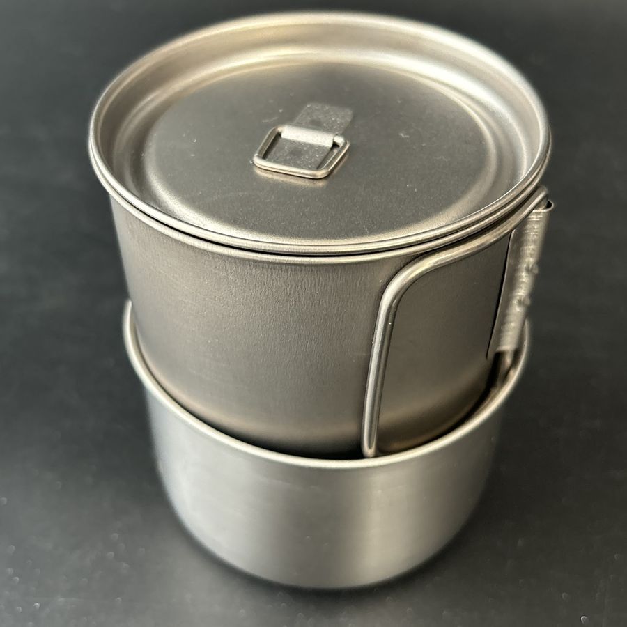 Titanium Pot UL-380Nのスタッキング検証