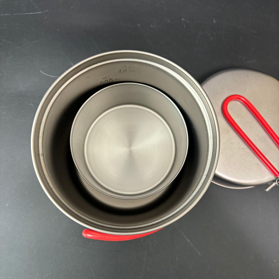 Ti U.L. Deep pot 900のスタッキング検証