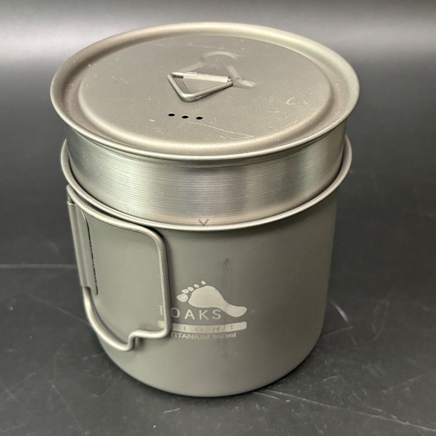 Titanium 550ml Potのスタッキング検証