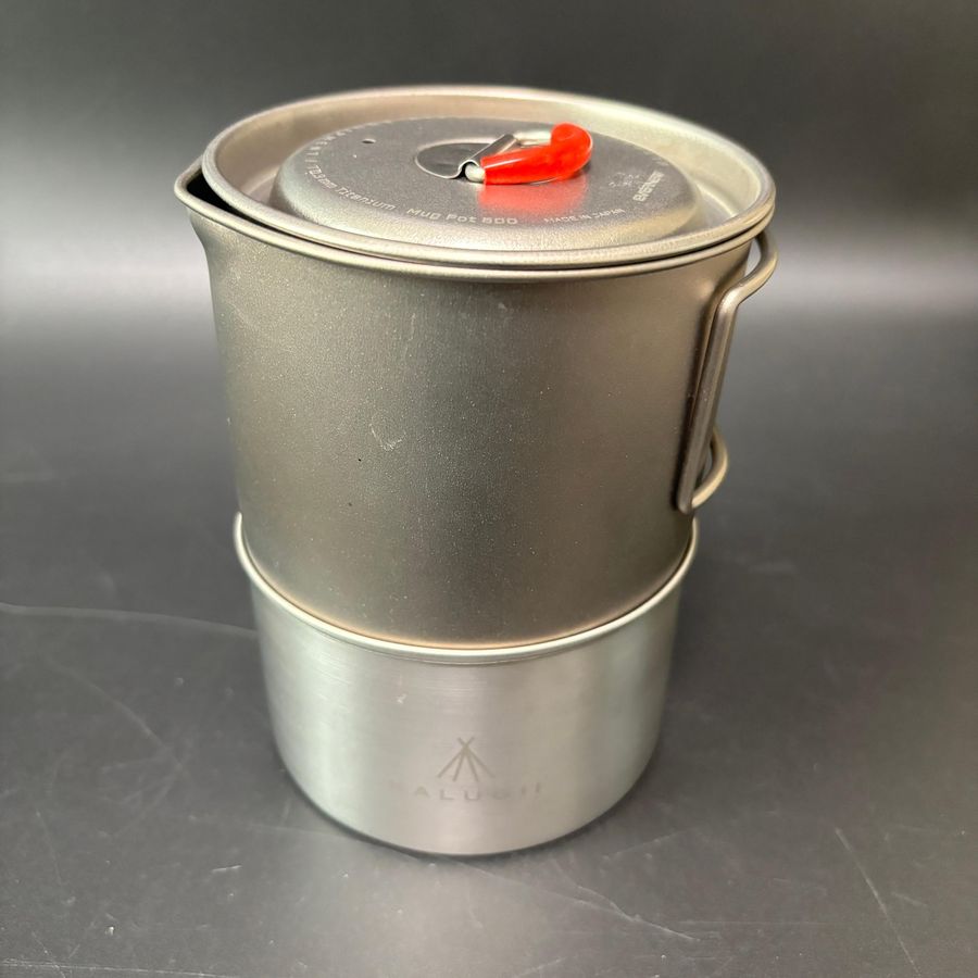 Ti Mug pot 500のスタッキング検証