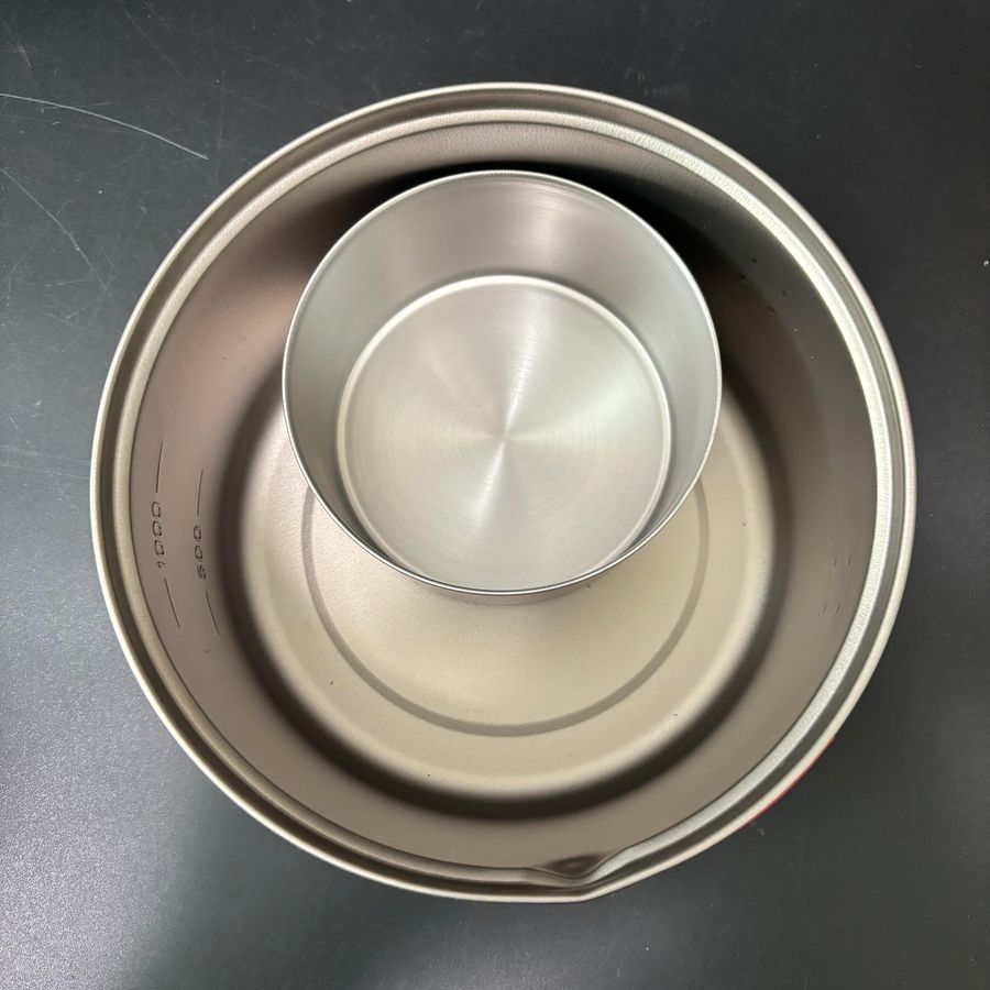 Ti U.L. Pot 1300のスタッキング検証