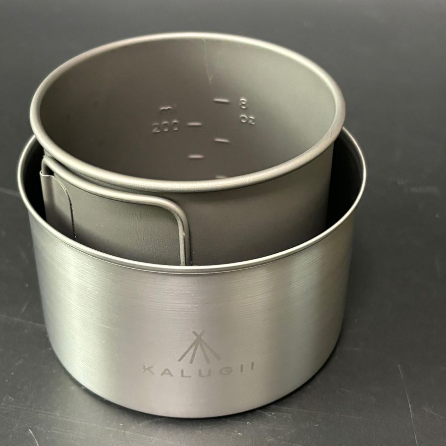 Titanium 375ml Cupのスタッキング検証